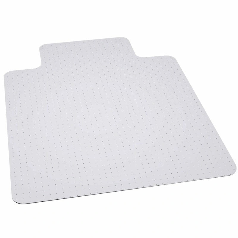 Clear Vinyl Carpet Chair Mat with Lip Heavy Duty 400 lb Capacity
