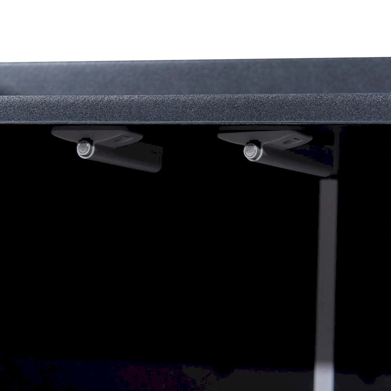 Modern Particle Board Sideboard Buffet Cabinet with Steel Base, Multi-Color