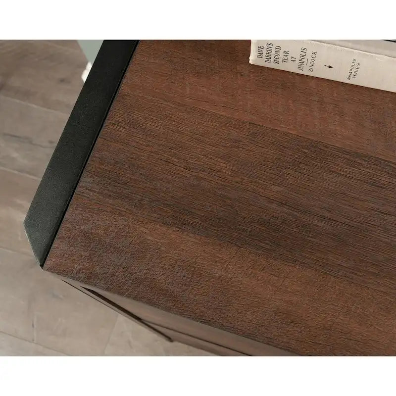 2-Drawer Lateral File Cabinet with Lock Barrel Oak Finish